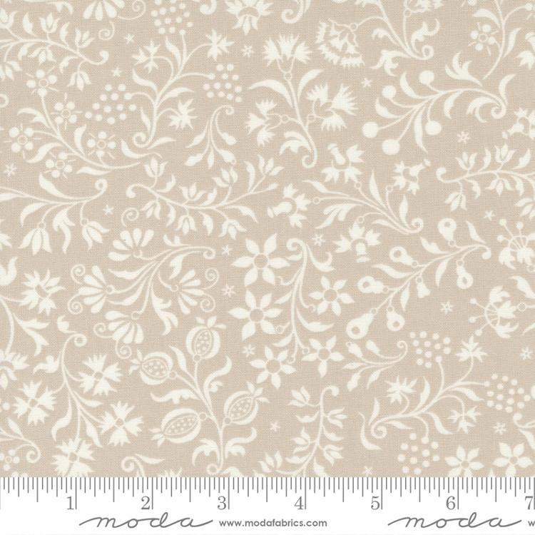 Harvest Moon Smoke Ghost - Autumn Bounty Florals - Fabric