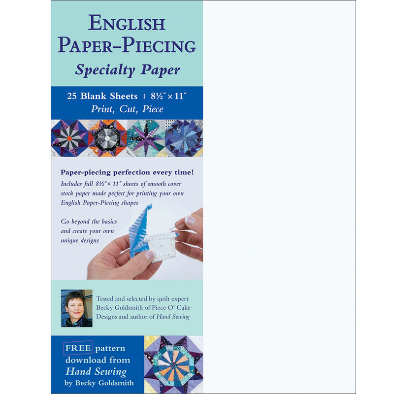 Specialty Paper For English Paper Piecing 8.5" x 11"