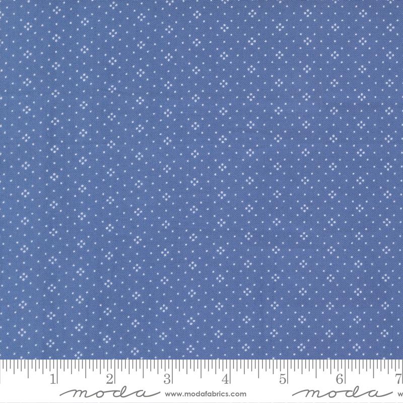 Rosie Eyelet Denim Jeans - Quilt Fabric