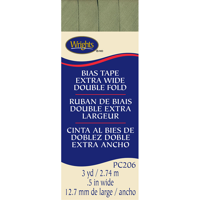 Bias Tape Extra-Wide Double Fold Sea Green