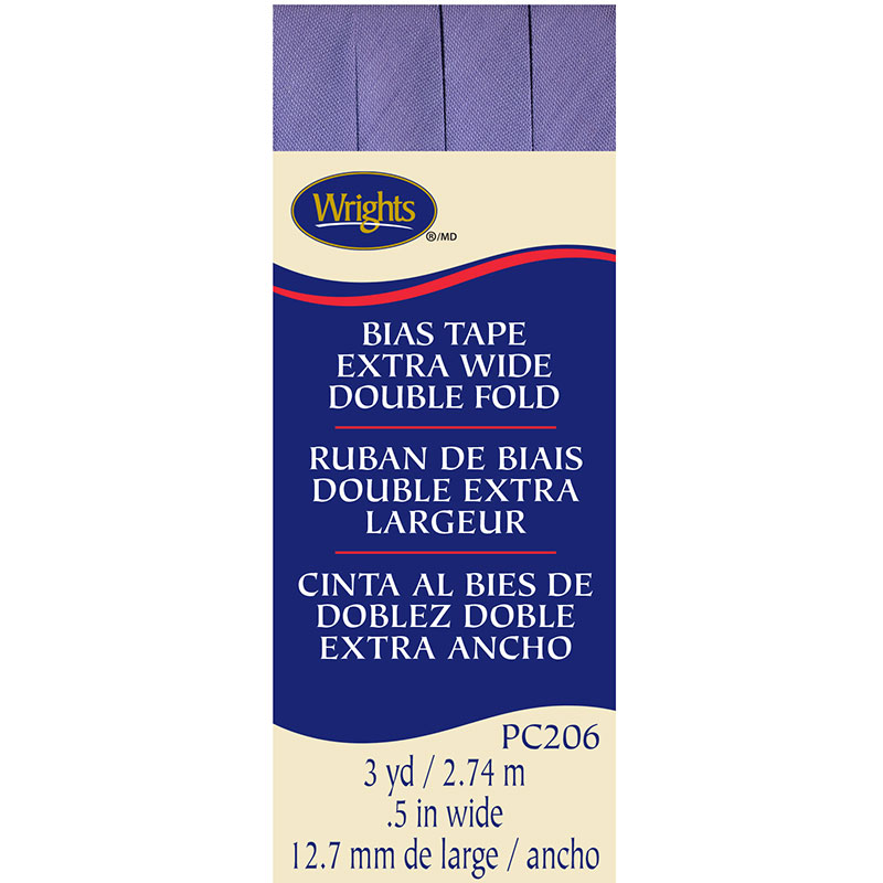 Bias Tape Extra-Wide Double Fold Lavender