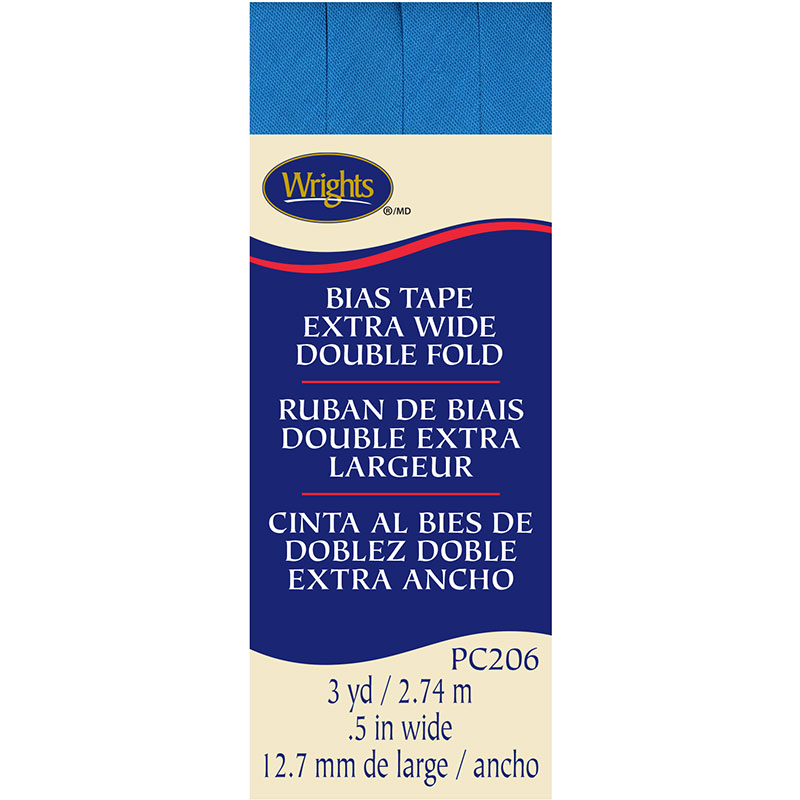 Bias Tape Extra-Wide Double Fold Turquoise