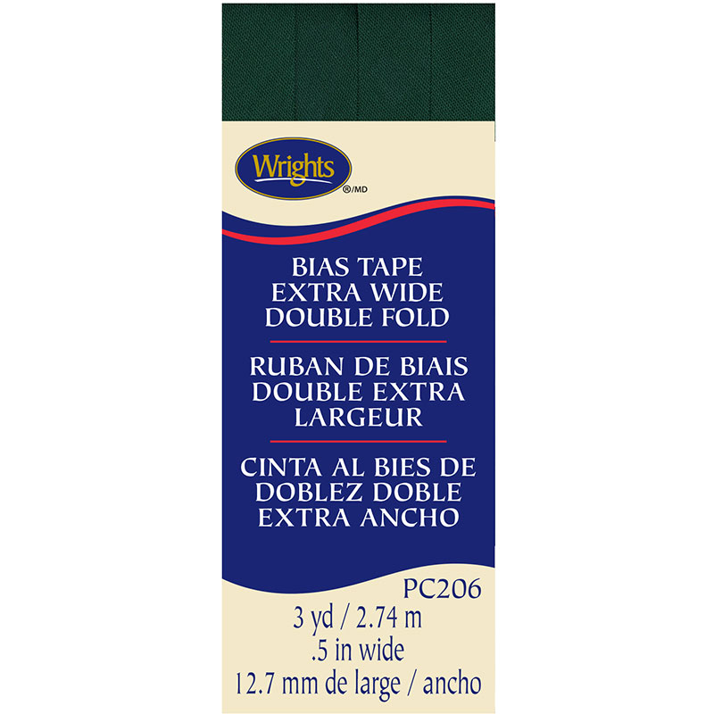 Bias Tape Extra-Wide Double Fold Jungle Green