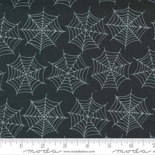 Holiday Essentials Halloween Midnight - Spiderwebs - Fabric
