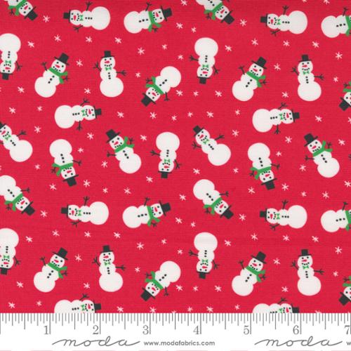 Holiday Essentials Christmas Berry - Snowman - Quilt Fabric