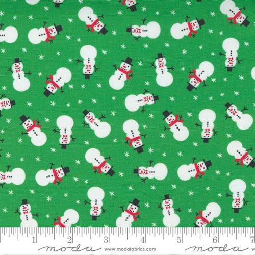 Holiday Essentials Christmas Holly - Snowman - Quilt Fabric