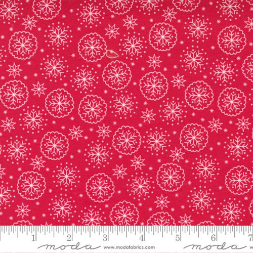 Holiday Essentials Christmas Berry - Snowflakes - Fabric
