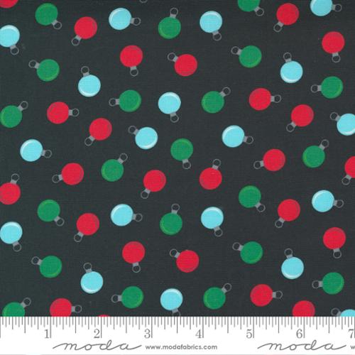 Holiday Essentials Christmas Coal - Ornaments Dot - Fabric
