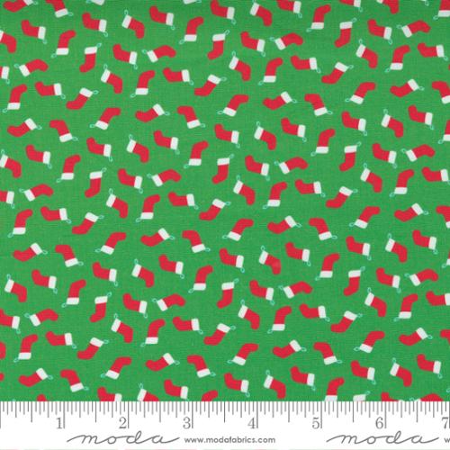 Holiday Essentials Christmas Holly - Stockings - Fabric
