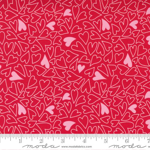 Holiday Essentials Love Sweetheart - Loves A Swirl - Fabric