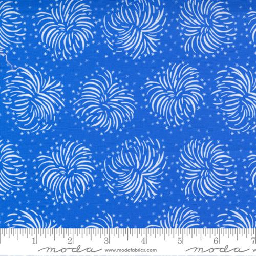 Holiday Essentials Americana Blue - Fireworks - Quilt Fabric