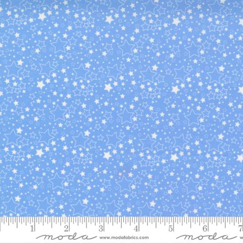 Holiday Essentials Americana Sky Blue Stars 2 - Quilt Fabric