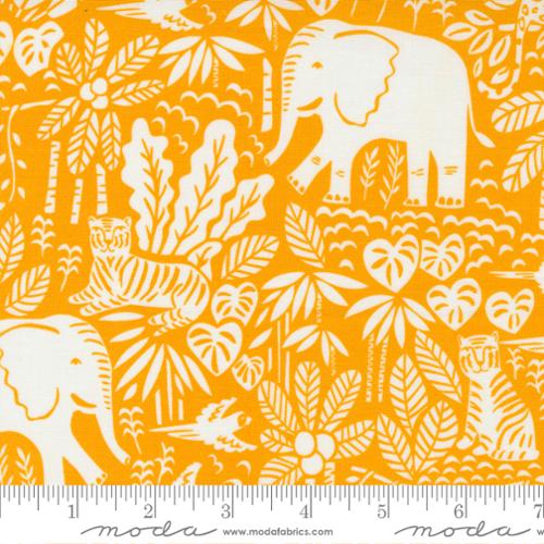 Jungle Paradise Tiger - The Jungle Scene Animals - Fabric