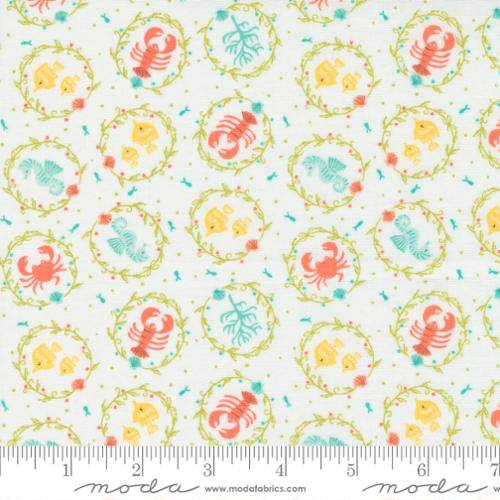 The Sea And Me Cloud - Charmed Sea - Quilt Fabric