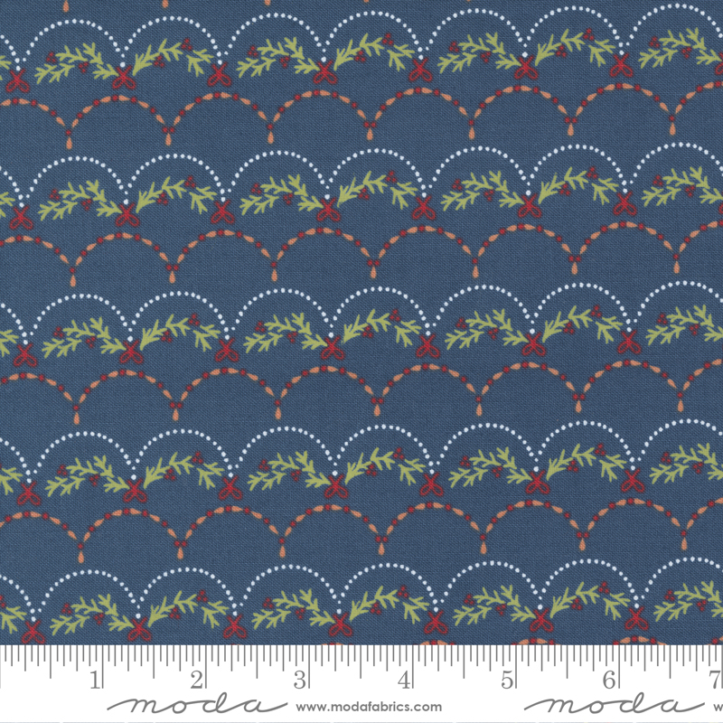 Joyful Joyful Midnight - Deck The Halls - Quilt Fabric
