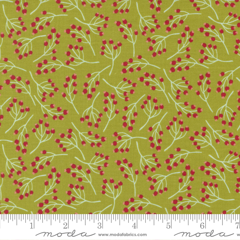 Joyful Joyful Field - Holly Berry Berries - Quilt Fabric