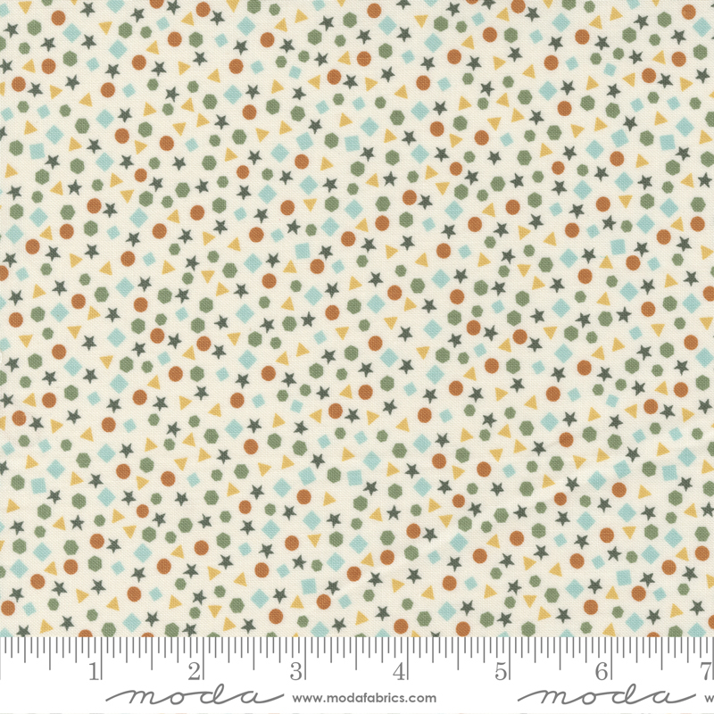 ABC XYZ Cream Multi - Quilt Fabric
