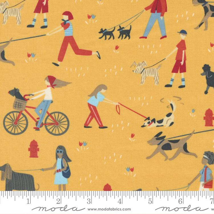 Dog Daze Buttercup - Quilt Fabric