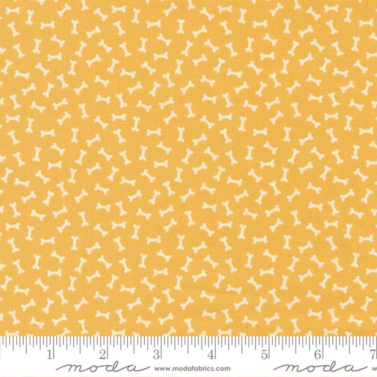 Dog Daze Buttercup - Fetch Blenders Bones - Quilt Fabric