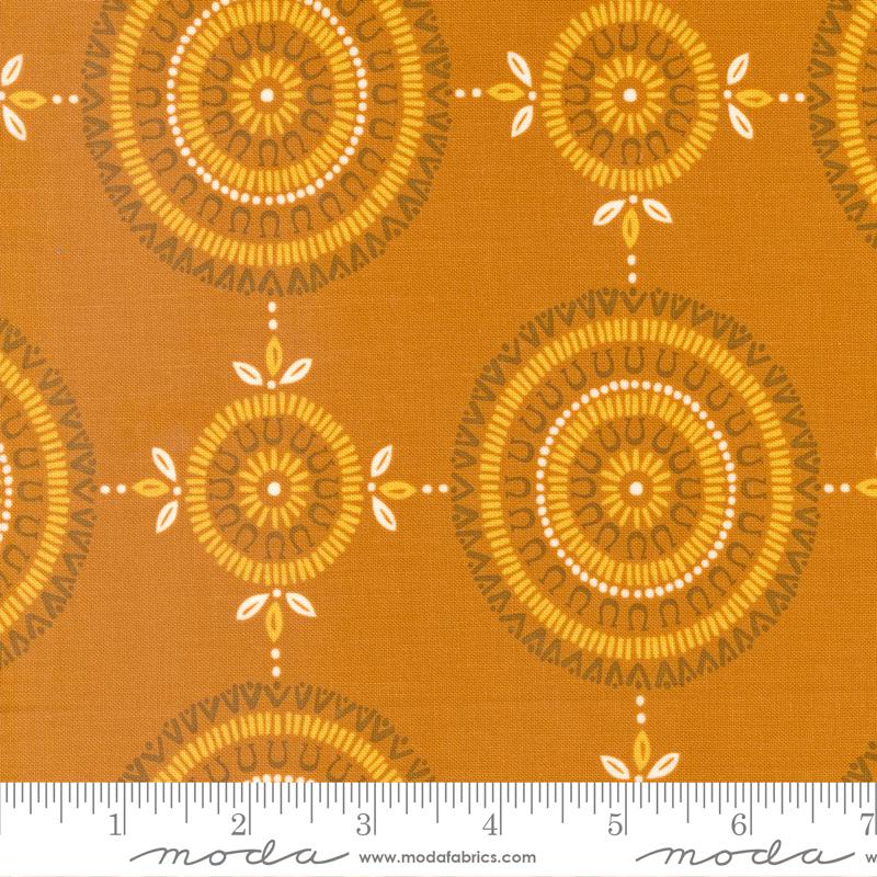 Ponderosa Medallion - Rust - Quilt Fabric