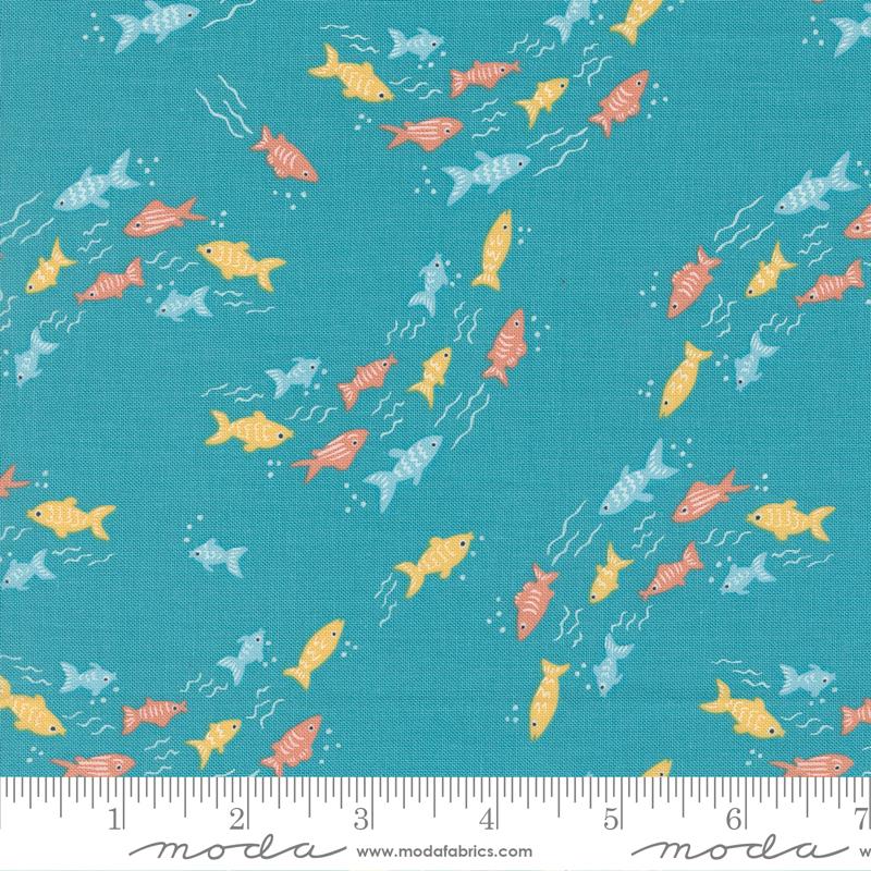 Noahs Ark Fishy Fish Sea - Quilt Fabric