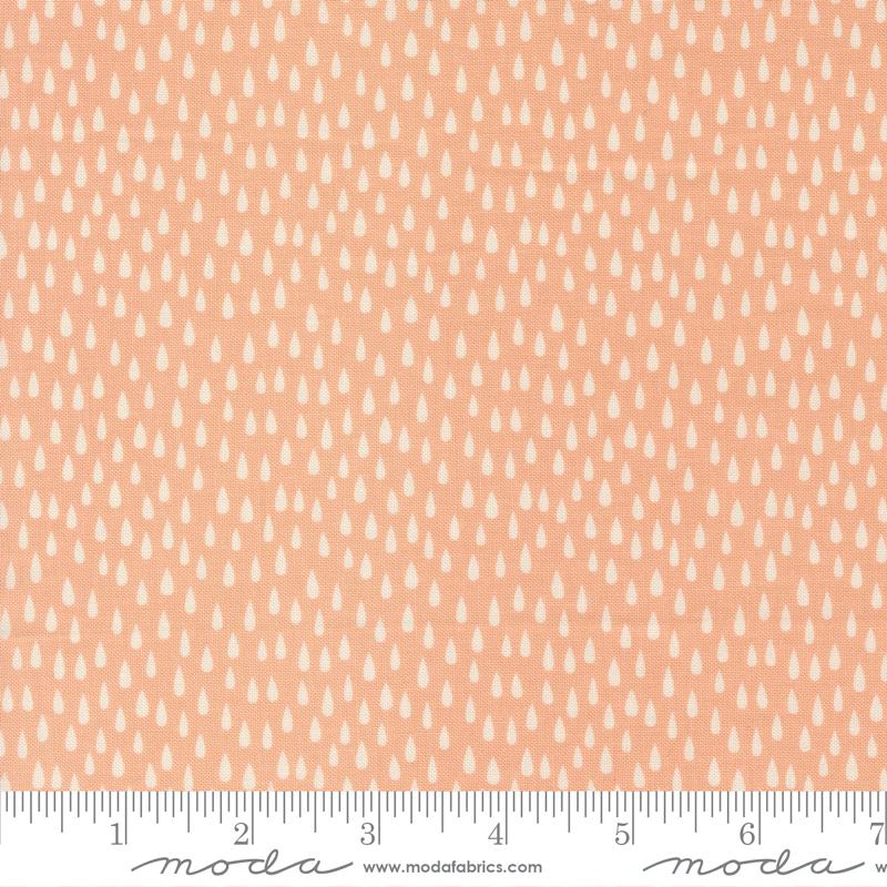 Noahs Ark The Storm Peach - Quilt Fabric
