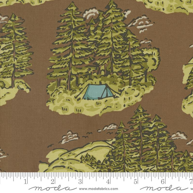 The Great Outdoors - Soil - Quilt Fabric