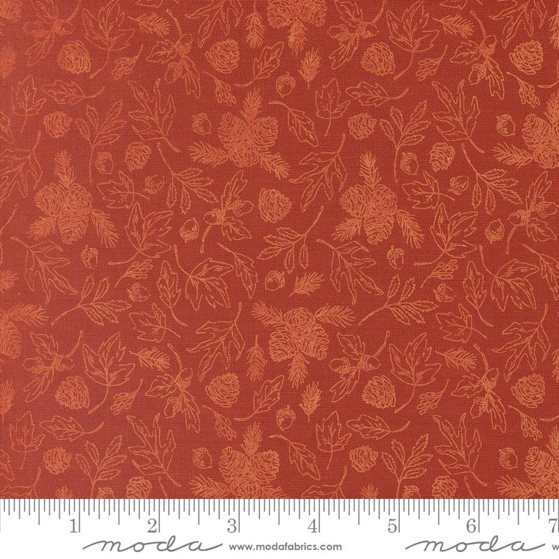 The Great Outdoors Leaves - Fire - Quilt Fabric