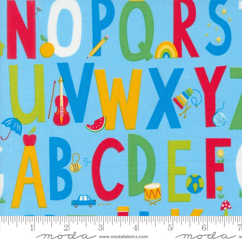Back To School - Water - Quilt Fabric