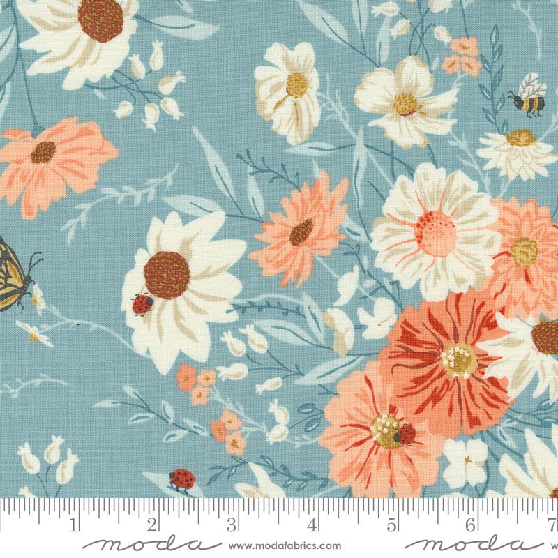 Farmstead Mountain Stream - Quilt Fabric