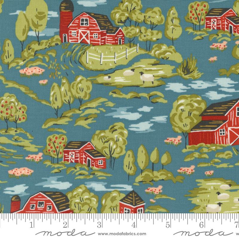 Farmstead Farm - Overalls - Quilt Fabric