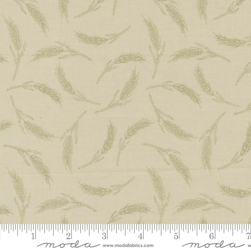 Farmstead Feather - Linen - Quilt Fabric