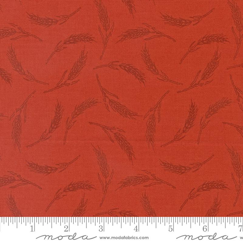 Farmstead Feather - Copper - Quilt Fabric