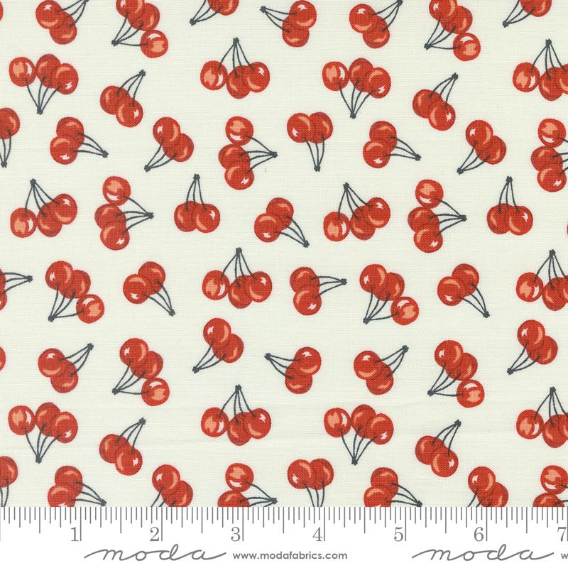 Farmstead Cherry - Porcelain - Quilt Fabric