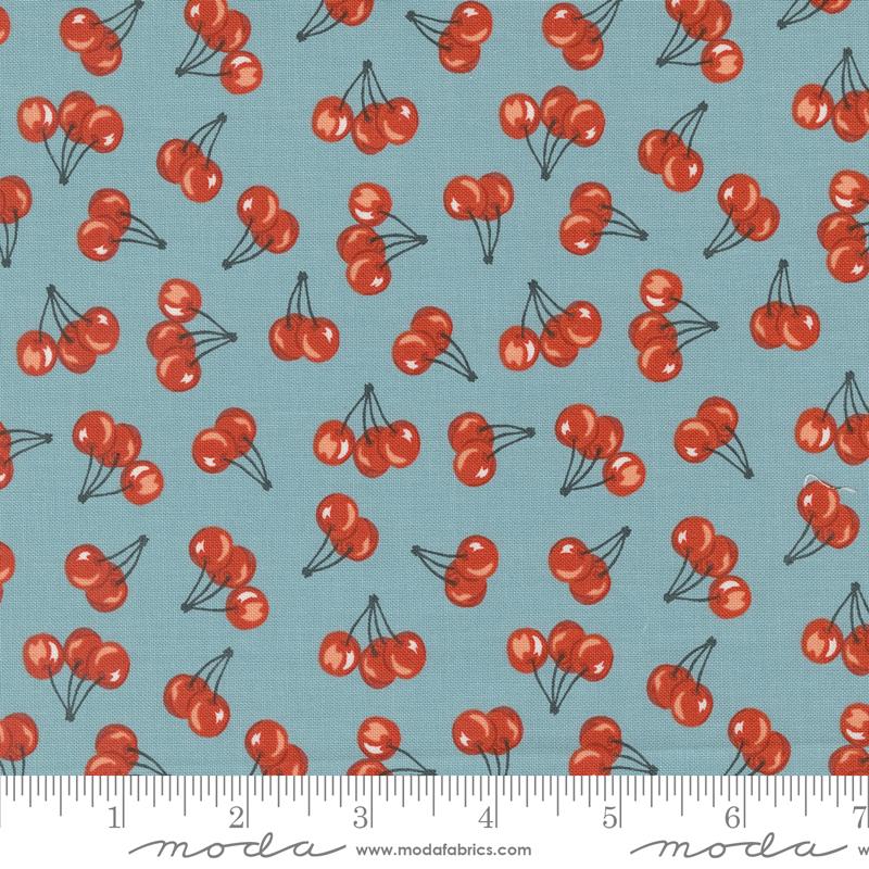Farmstead Cherry - Mountain Stream - Quilt Fabric