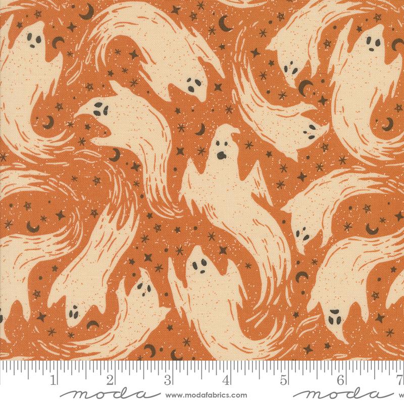 Home Sweet Haunt Ghost Pumpkin - Halloween Quilt Fabric