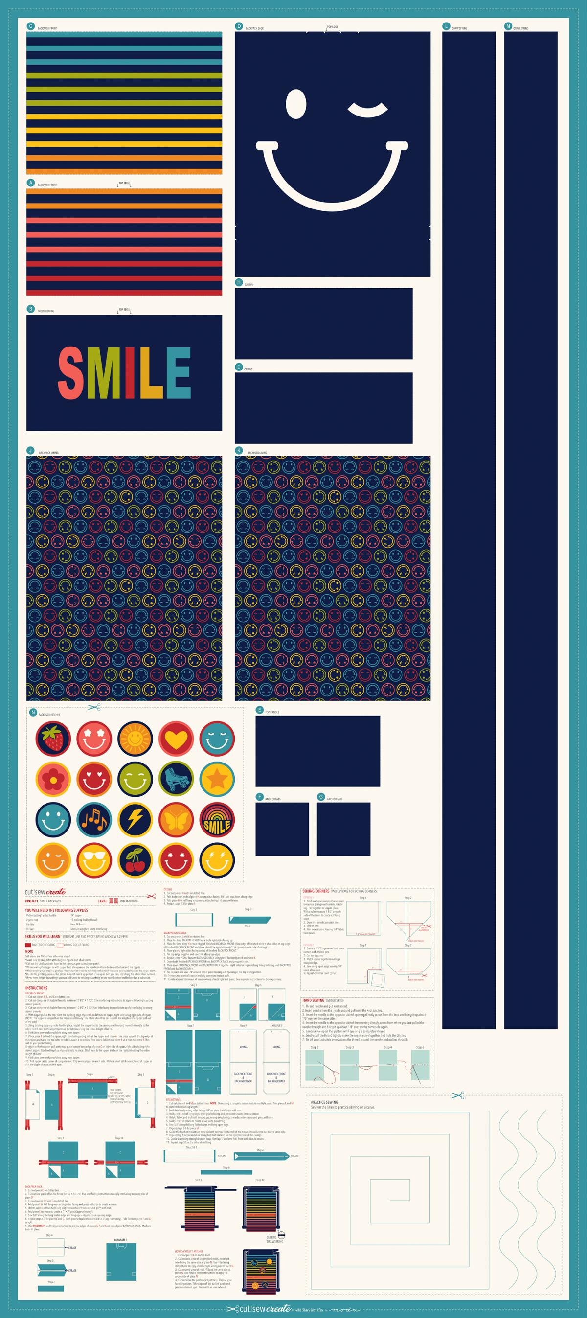Smile Backpack - Sewing Kit