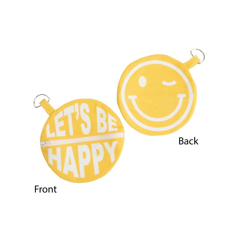 Let's Be Happy Zipper Pouch - Sewing Kit