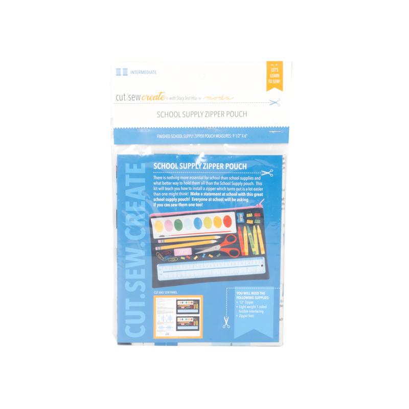 School Supply Zipper Pouch - Sewing Kit