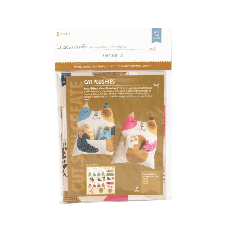 Cat Plushies - Sewing Kit