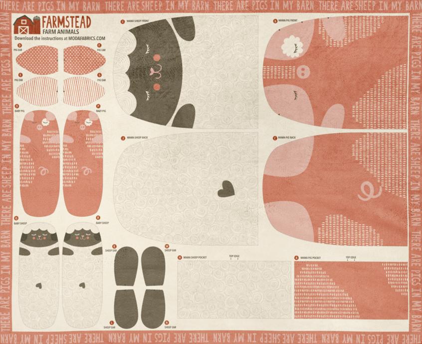 Farmstead Quilting Cuddle Multi - Quilt Panel