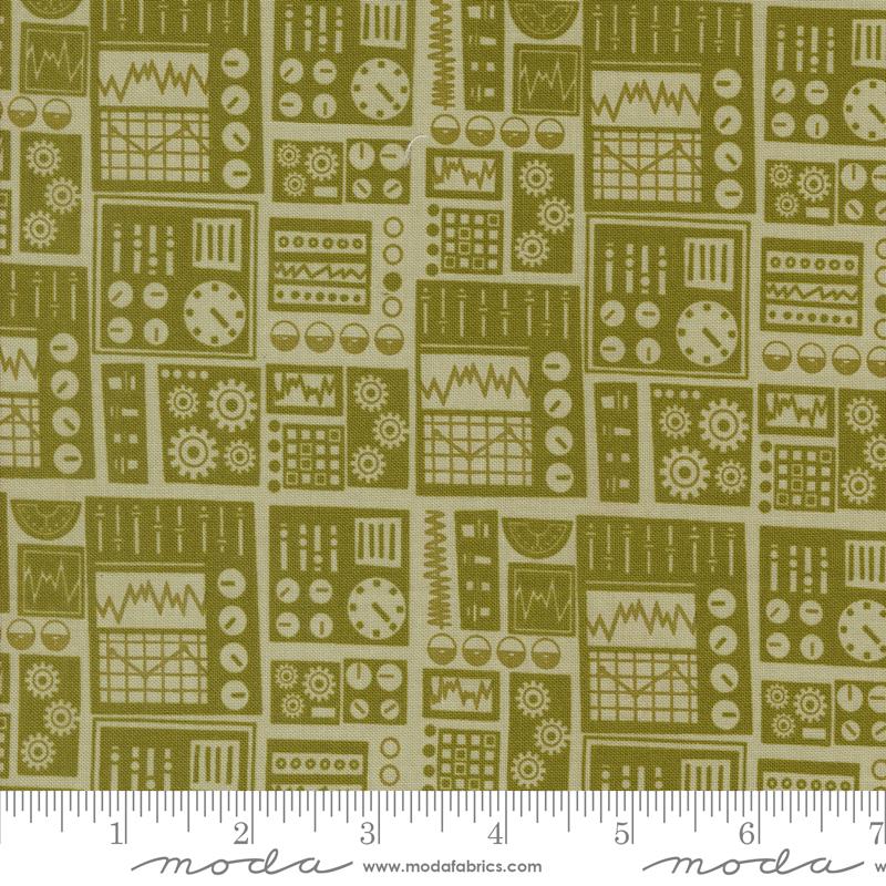 321 Blast Computer Off Earth - Quilt Fabric