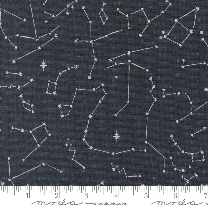 321 Blast Off Stars Night Sky - Quilt Fabric