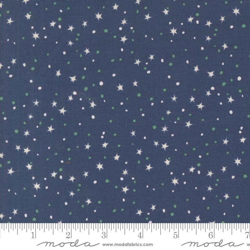 321 Blast Off Stars Galaxy - Quilt Fabric