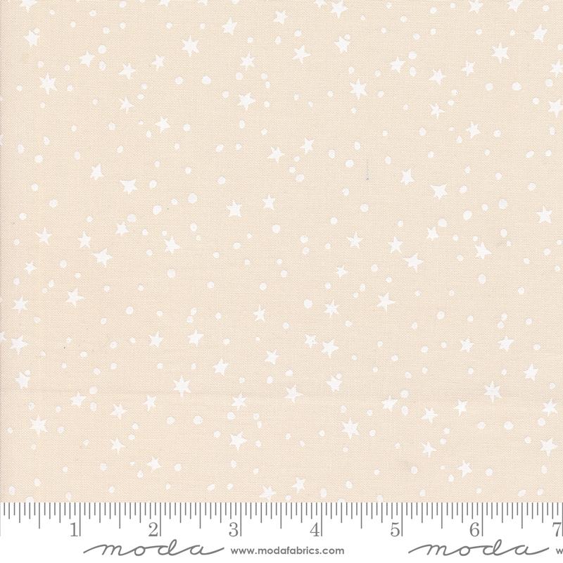 321 Blast Off Stars Spacesuit White - Quilt Fabric