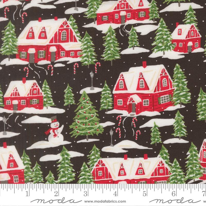 Holiday Cheer Village Midnight - Quilt Fabric