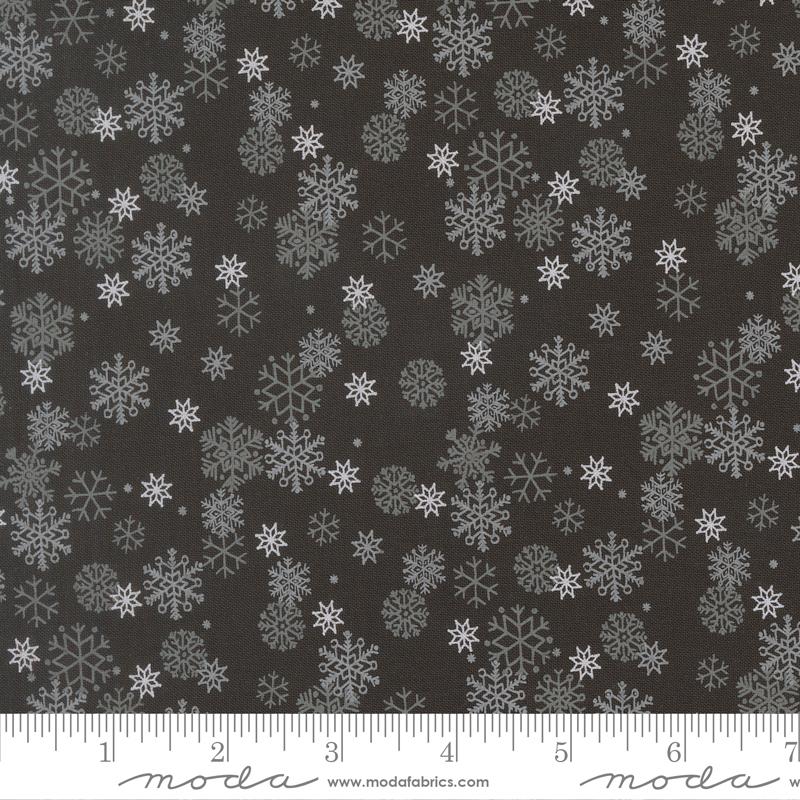 Holiday Cheer Snowflakes Midnight - Quilt Fabric