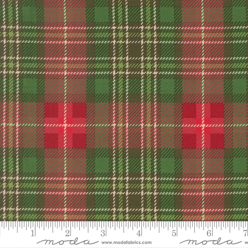 Holiday Cheer Plaid Evergreen - Quilt Fabric