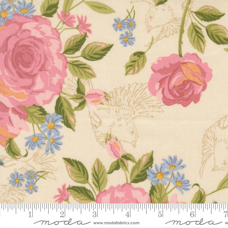 My Secret Garden Floral Cloud - Quilt Fabric