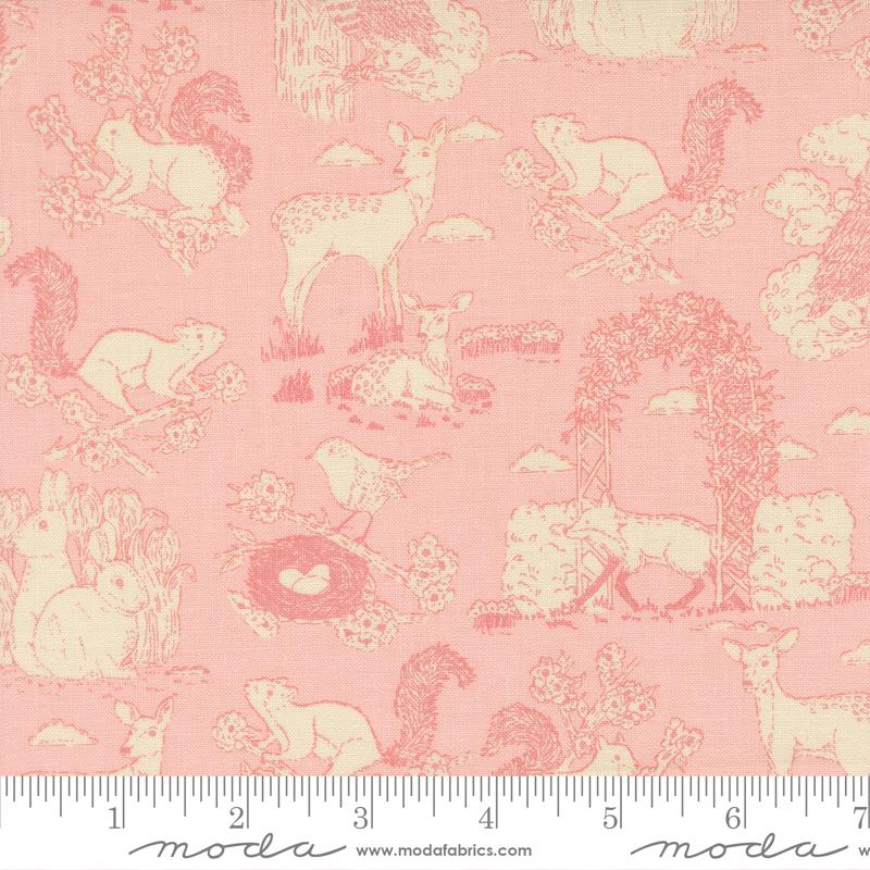 My Secret Garden Wildlife Petal - Quilt Fabric